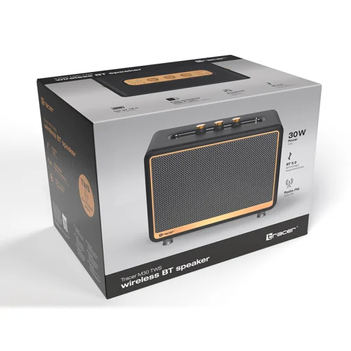 Tracer 47246 M30 TWS Bluetooth reproduktor čierny - 9