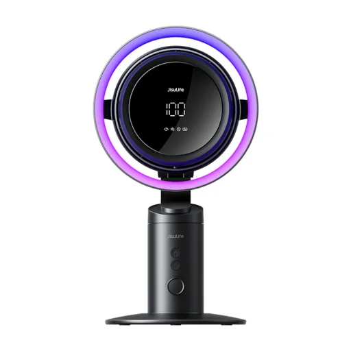 Jisulife Stolový ventilátor Pro3 10000mAh Turbínový ventilátor s filtrom - Tmavosivý - 2