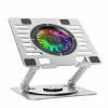 Wozinsky WDCX-X16-AS CoolBase RGB 360° chladiaci stojan pre notebook a tablet - strieborný thumbnail