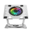 Wozinsky WDCX-X16-AS CoolBase RGB 360° chladiaci stojan pre notebook a tablet - strieborný thumbnail