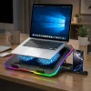 Wozinsky WDCX-A26 NitroCool RGB herná chladiaca podložka pod notebook - čierna thumbnail