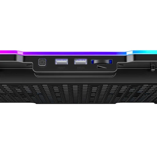 Wozinsky WDCX-A26 NitroCool RGB herná chladiaca podložka pod notebook - čierna - 5