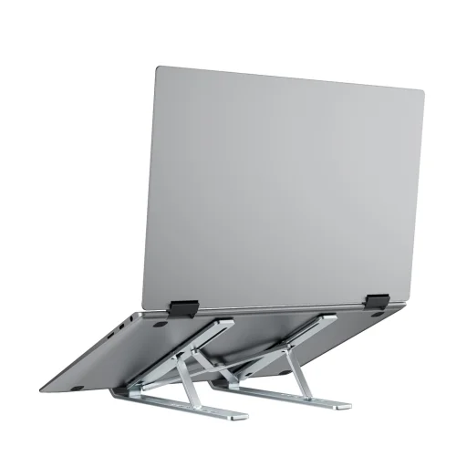 Wozinsky WDCX-X8S Skladací nastaviteľný stojan na notebook - Strieborný - 4
