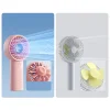 Jisulife Ručný ventilátor Life4 3600mAh Prenosný USB ventilátor - Ružový thumbnail