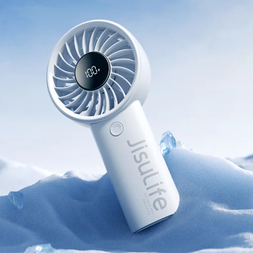 Jisulife Handheld Fan Life4 3600mAh prenosný USB ventilátor - sivý - 4