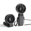 Jisulife ručný ventilátor Life7 3600mAh prenosný USB ventilátor - čierny thumbnail