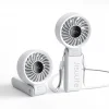 Jisulife Ručný ventilátor Life7 3600mAh Prenosný USB ventilátor - Sivý thumbnail