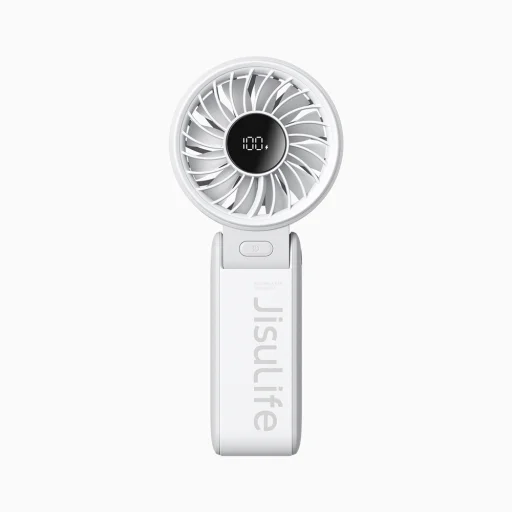 Jisulife Ručný ventilátor Life7 3600mAh Prenosný USB ventilátor - Sivý - 4