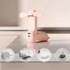 Jisulife Ručný ventilátor Life8 Plus Prenosný USB ventilátor s funkciou powerbanky 4500mAh a svietidlom - ružový thumbnail