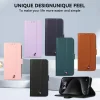 Honor X9d 5G / Magic8 Lite ABEEL s jemnou textúrou, prispôsobené RFID kožené flipové puzdro, ružové thumbnail