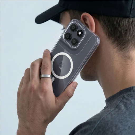Motorola Moto G67 / G77 Tech-Protect Flexair Hybrid MagSafe priehľadný kryt - 5