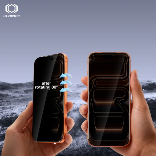 Samsung Galaxy S26 Ultra čierne Tel Protect Dust-Free Easy Fit Privacy Titan tvrdené sklo (s odomykaním odtlačkom prsta) - 3