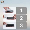 iPhone 13/13 Pro/16E/17E čierne Tel Protect Dust-Free Easy Fit Full Glue 6D tvrdené sklo thumbnail