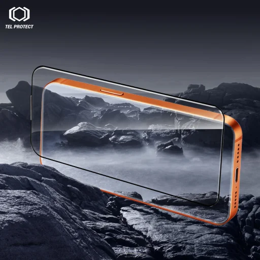 Tel Protect bezprašné HD Titan tvrdené sklo s jednoduchou aplikáciou pre Samsung Galaxy S26 čierne (podpora odomykania odtlačkom prsta) - 6