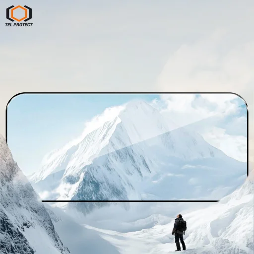 iPhone 13/13 Pro/16E/17E čierne Tel Protect Dust-Free Easy Fit Full Glue 6D tvrdené sklo - 7