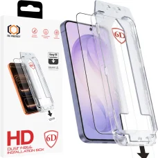 Samsung Galaxy S26 Ultra Čierne Tel Protect Dust-Free Easy Fit Full Glue 6D tvrdené sklo (s odomykaním odtlačkom prsta)