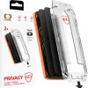 Tel Protect Bezprašné Privacy Tvrdené Sklo s Jednoduchou Inštaláciou Full Glue 6D iPhone 17 Pro čierne - 2 ks - ochranné sklo thumbnail