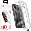 Tel Protect Dust-Free Easy Fit Full Glue 6D Tvrdené sklo iPhone 15 Pro Max čierne čierne sklo thumbnail