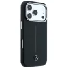 iPhone 17 Pro Max Mercedes kožené puzdro Semi Wrap Iconic Line MagSafe čierne thumbnail