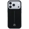 iPhone 17 Pro Mercedes Leather Semi Wrap Iconic Line MagSafe kryt čierny thumbnail