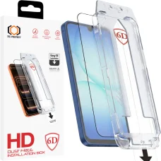 Tel Protect Bezprašné 6D tvrdené sklo s jednoduchou inštaláciou a celoplošným lepením pre Samsung Galaxy A16 4G/5G čierne