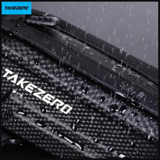 TAKEZERO A5 1L čierna taška na bicykel pripevniteľná na bicykel - 5