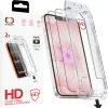 Tel Protect Bezprašné 6D tvrdené sklo s jednoduchou inštaláciou a lepením po celej ploche iPhone 13/13 Pro/16E/17E čierne - balenie 2 kusy, ochranné sklo thumbnail