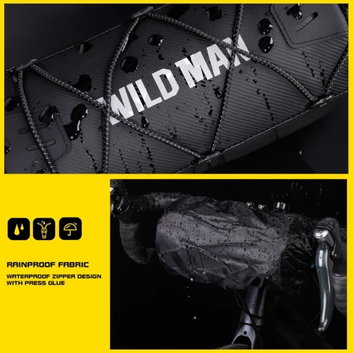 WILDMAN GX300 2 l čierna taška na rám na bicykel - 5