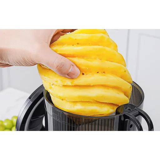 AMZCHEF SJ-036CBK pomalý odšťavovač (čierny) - 6