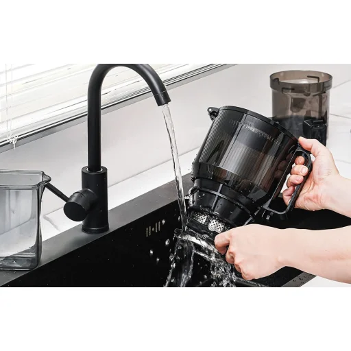 AMZCHEF SJ-036CBK pomalý odšťavovač (čierny) - 13