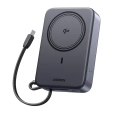 Ugreen PB567 20000 mAh magnetická powerbanka, USB + USB-C, Qi2 15 W (biela)