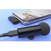 Fifine M6 USB-C bezdrôtový klopový mikrofón, USB-C, čierny thumbnail