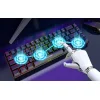 Fifine Mechanical Keyboard GK1 65% RGB čierna herná mechanická klávesnica thumbnail