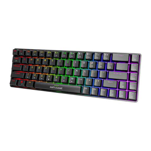 Fifine Mechanical Keyboard GK1 65% RGB čierna herná mechanická klávesnica - 2