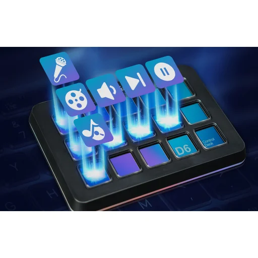 Fifine Stream Controller D6 (čierny) - 6