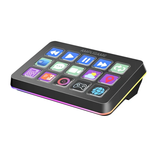 Fifine Stream Controller D6 (čierny) - 2