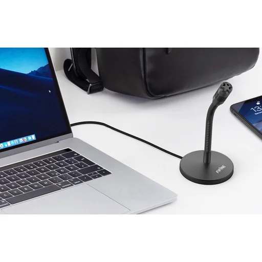 Fifine K050 nastaviteľný mini kondenzátorový mikrofón - 5