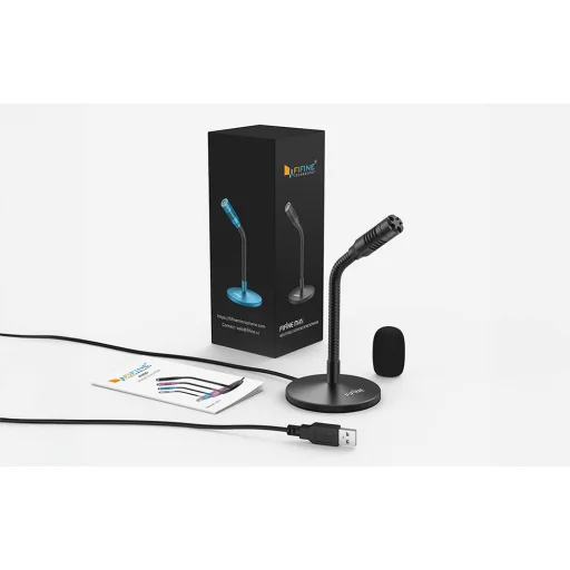 Fifine K050 nastaviteľný mini kondenzátorový mikrofón - 8