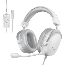 Fifine H9W herné slúchadlá biele