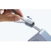 Ugreen PB584 10000 mAh power banka, USB + USB-C, 33 W, so zabudovaným káblom (sivá) thumbnail