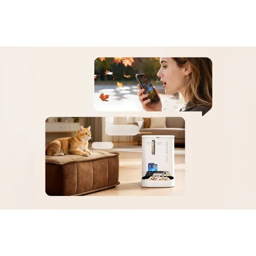 Inteligentný dávkovač krmiva s kamerou PETKIT Yumshare Dual Hopper 2 - 5