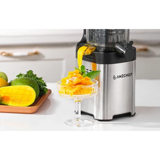 AMZCHEF CE-ZM1902B-SV pomalý odšťavovač - 7