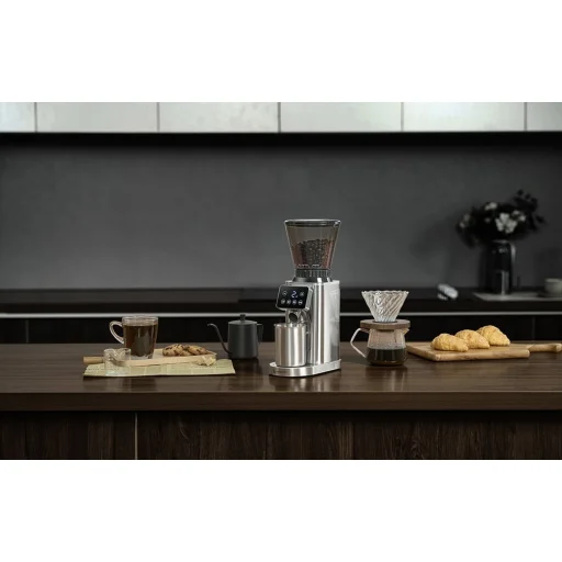 AMZCHEF CE-CG209-SV elektrický mlynček na kávu, strieborný - 4