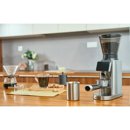 AMZCHEF CE-CG209-SV elektrický mlynček na kávu, strieborný - 7