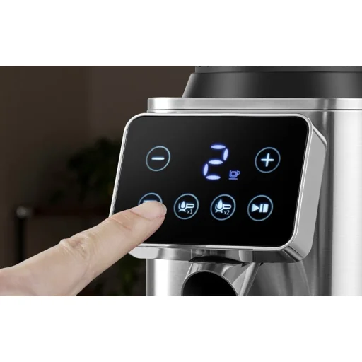 AMZCHEF CE-CG209-SV elektrický mlynček na kávu, strieborný - 8