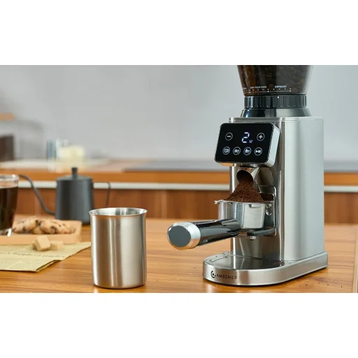 AMZCHEF CE-CG209-SV elektrický mlynček na kávu, strieborný - 2