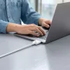 Tech-Protect MMC01 Ultraboost magnetický MacBook kábel USB-C - MagSafe 3 140W 200cm biely thumbnail