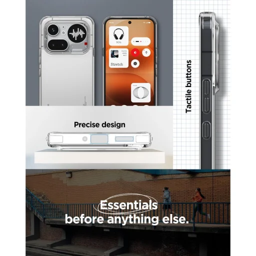 Nothing Phone 4a Pro Spigen Ultra Hybrid krištáľovo čisté puzdro - 10