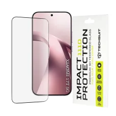 Xiaomi 17T Čierna Techsuit - 111D Celoplošné / Lepidlo po celej ploche Tvrdené sklo