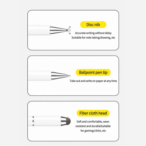 Blavec Passzív Stylus Toll BPS-01 Univerzális 3 az 1-ben (BPS01-UW) fehér - 3